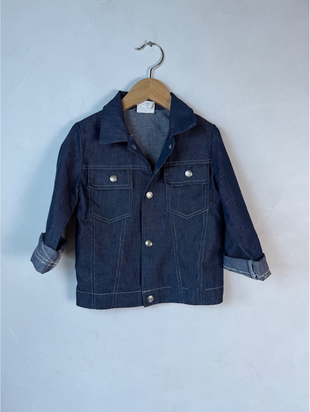 4/5T Children's Classic Sears Denim Jacket with Button Closure